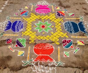 Rangoli: Pongal 2014 rangoli
