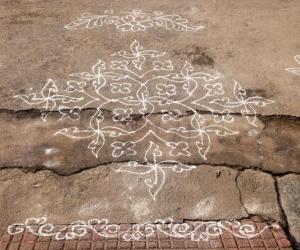 Rangoli: One of my rangolis :)