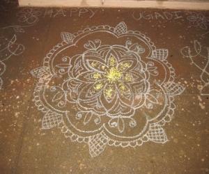 Rangoli: Freehand kolam