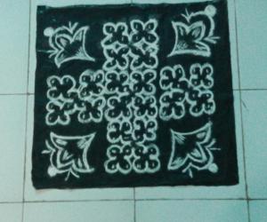 Rangoli: margazhi day 15