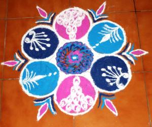 Rangoli: My friday kolam