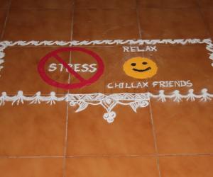 Rangoli: Stress Awareness day