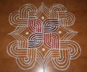 Rangoli: Dotted kolam