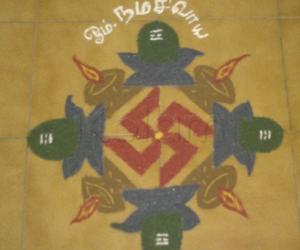 Thiruvathirai kolam