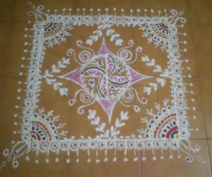 Rangoli: margazhi kolams