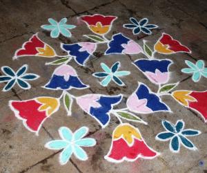 Rangoli: margazhi kolams