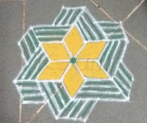 Cute Star kolam