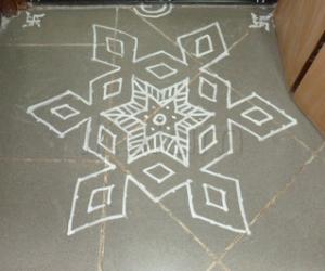 Rangoli: Star kolam