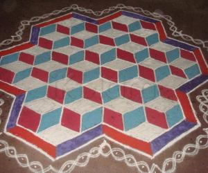 Rangoli: Bricks