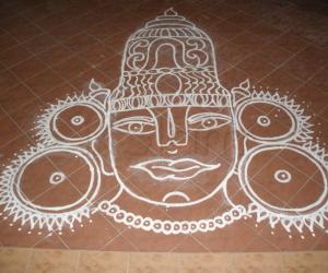 Rangoli: narayana hari narayana