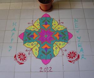 Rangoli: NEW YEAR_2012