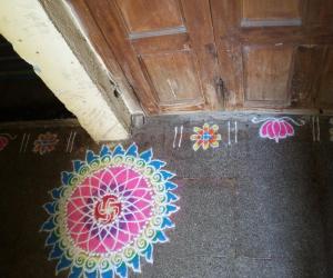 Rangoli: freehand