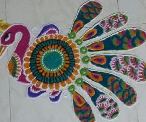 trendy peacock