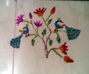 Rangoli: freehand