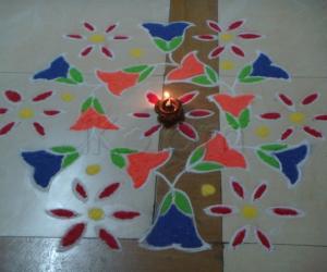 Diwali kolam