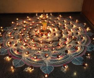 Karthigai 2014 Rangoli
