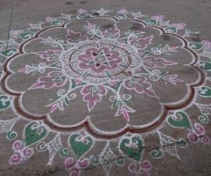 Rangoli: Pongal kolam