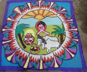 pongal kolam