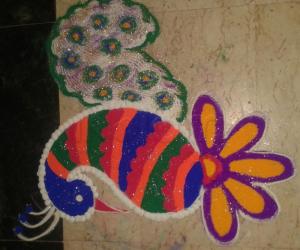 Rangoli: Navratri - Day 8