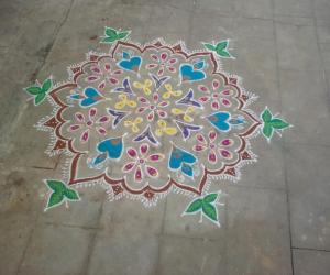 Tamil new year Rangoli