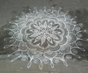 Just a casual rangoli