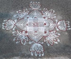 My simple friday rangoli