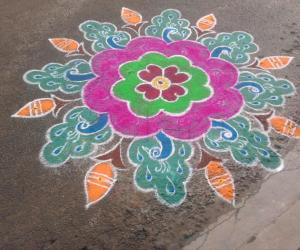 my friends rangoli
