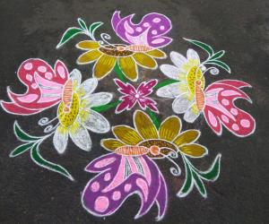 Featured image of post Butterfly Rangoli Designs With Dots The best place for the best design