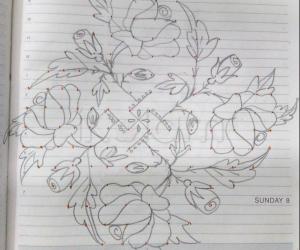 Rangoli: Pencil versions