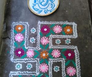Ganesh with Swastik