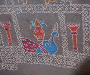 Varamahalakshmi Rangoli