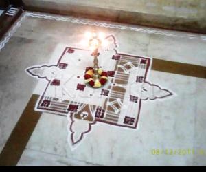 Rangoli: Karthigai kolam