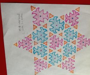 Rangoli: Dotted rangoli