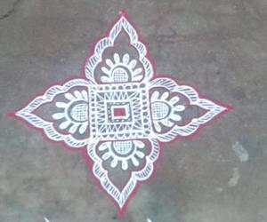 Rangoli: padi kolam