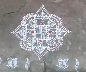 Rangoli: padi kolam