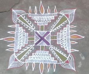 Rangoli: padi kolam