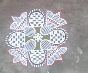 Rangoli: padi kolam