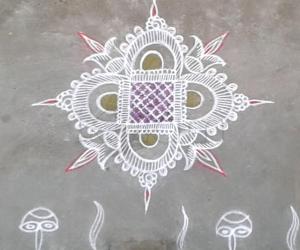 Rangoli: padi kolam