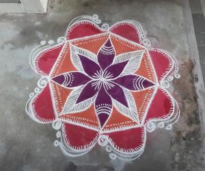 Freehand Rangoli
