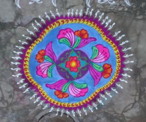 Flower Rangoli