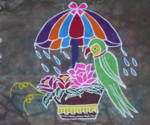 Parrot Kolam