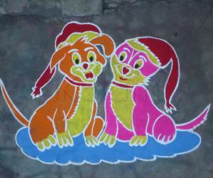 Rangoli: Pet Kolam