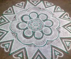 freehand rangoli