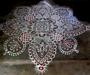 Simple rangoli