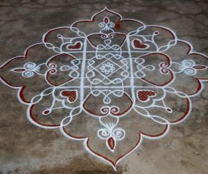 Rangoli: margazhi kolam 7