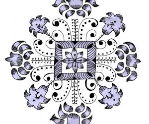 Simple Rangoli