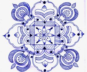 Simple Rangoli