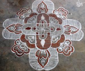 Simple rangoli
