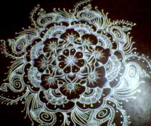 Rangoli: Simple rangoli