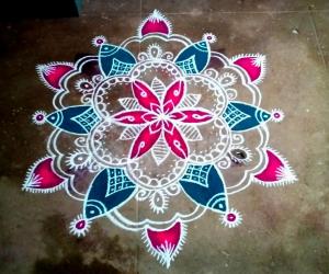 Rangoli: Margazhi kolam (3) 2015